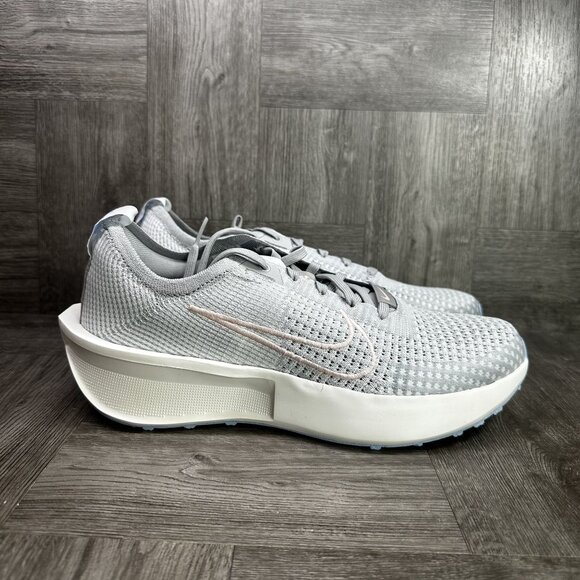 Nike Interact Run Women's size 10 Light Bluish Grey Mesh Running Shoes FD2292-01 - Picture 1 of 8
